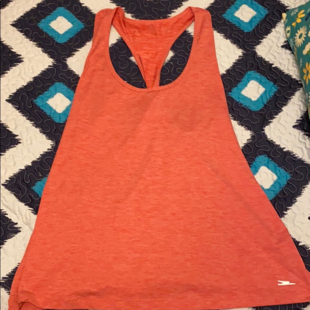 Work out twist back tank top
